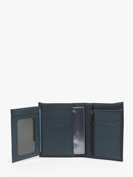 Portefeuille Met Portemonnee Cadence Leder Etrier Blauw cadence ECAD5143 ander zicht 2