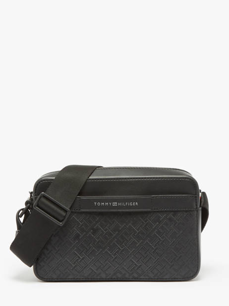Cross Body Tas Tommy hilfiger Zwart monogram AM13306