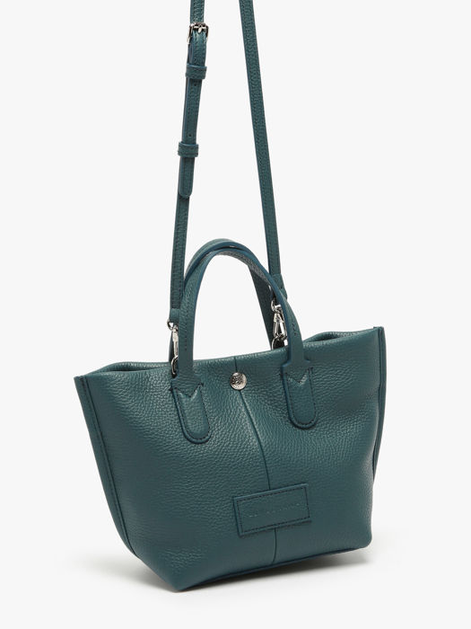 Longchamp Essential cuir Longchamp Blauw