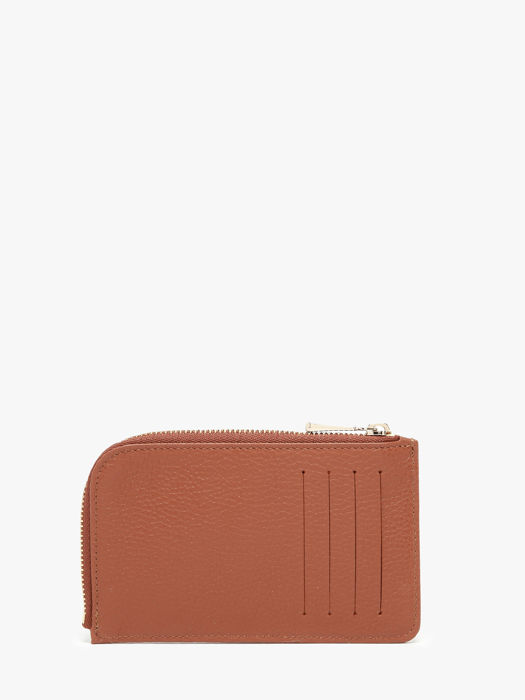 Longchamp Le foulonné Kredietkaarthouder Bruin