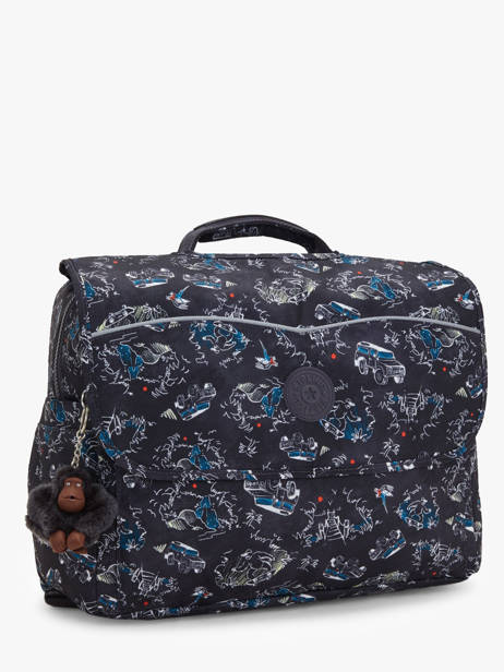 Boekentas 1 Compartiment Kipling Blauw back to school / pbg PBGI3652 ander zicht 2