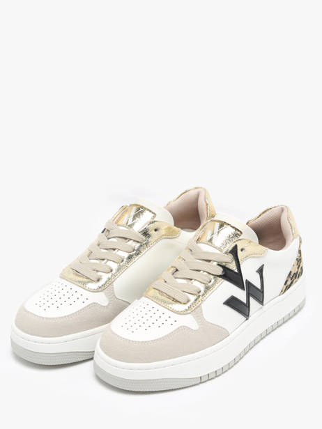 Sneakers Esmee Vanessa wu Beige women BK2609TP ander zicht 2
