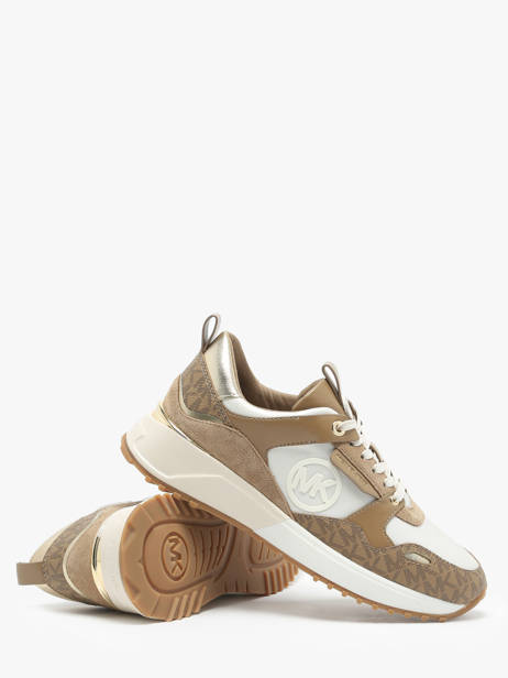 Sneakers Theo Michael kors Bruin women HFS2B293 ander zicht 3