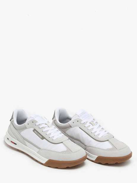 Sneakers Uit Leder Tommy hilfiger Wit men 5328YBS ander zicht 1