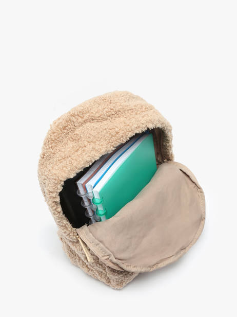 Mini Rugzak Kidzroom Beige huggie buddies 3000188 ander zicht 3