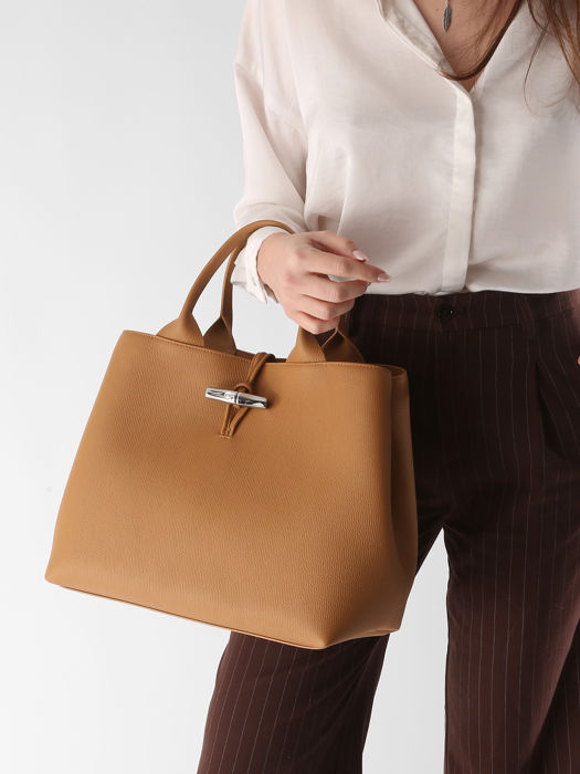 Longchamp Le roseau Handtas Bruin