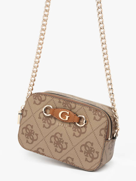 Cross Body Tas Izzy Polyurethaan Guess Bruin izzy OS865414 ander zicht 2