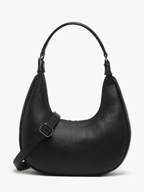 Schoudertas Caviar Leder Milano Zwart caviar CA24121