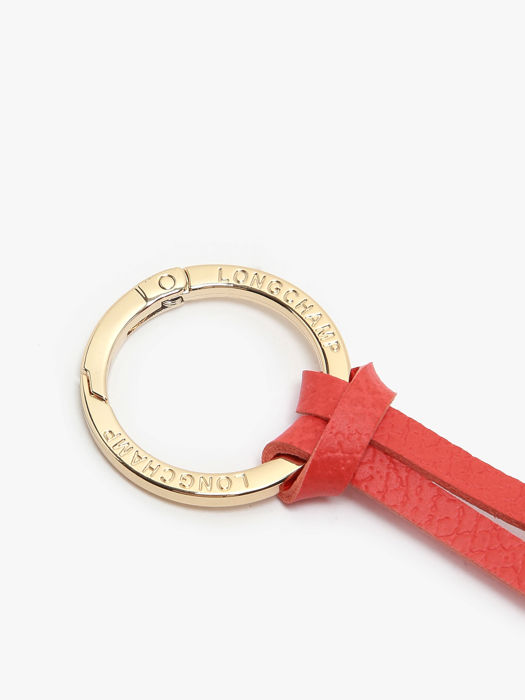 Longchamp Porte-clés grigri fleurs Sleutelhanger Rood