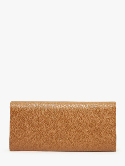 Longchamp Le foulonné Portefeuille Bruin
