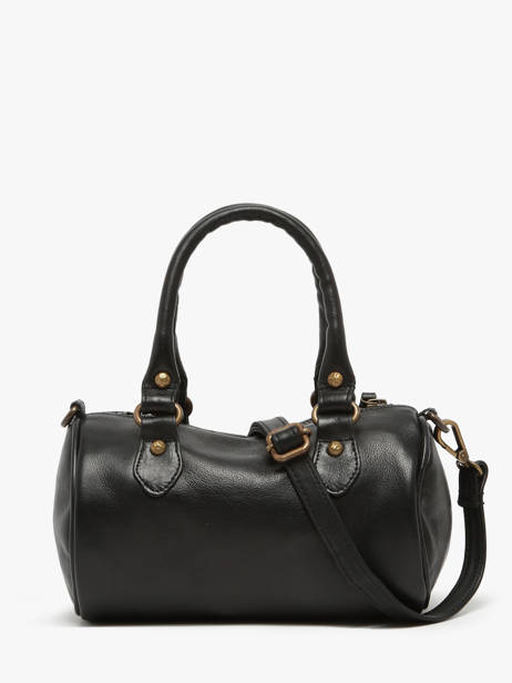 Cross Body Tas Strappy Leder Basilic pepper Zwart strappy BSTR01 ander zicht 5