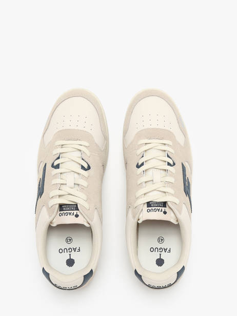Sneakers Palmer Uit Leder Faguo Beige men 25CG3209 ander zicht 3