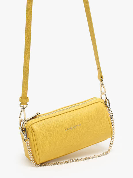 Cross Body Tas Milano Ana Leder Lancaster Geel milano ana 100 ander zicht 2