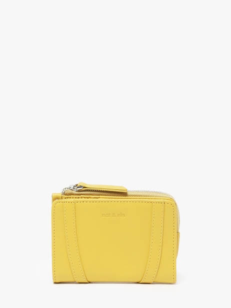 Portefeuille Leder Vintage Nat et nin Geel vintage ROZA