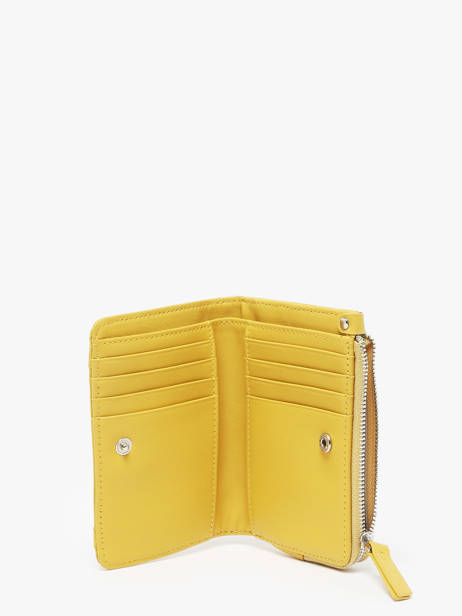 Portefeuille Leder Vintage Nat et nin Geel vintage ROZA ander zicht 1