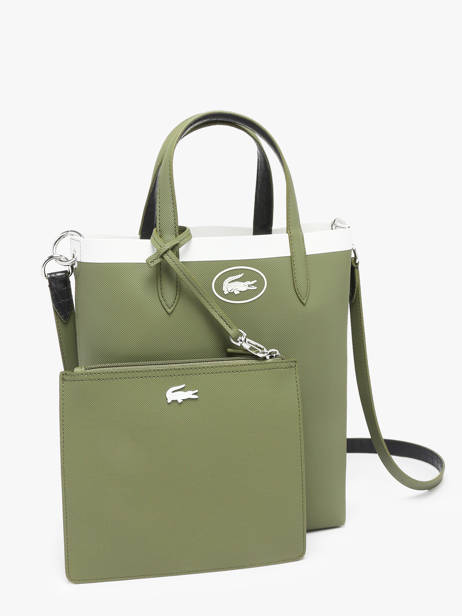 Cross Body Tas Anna Season Lacoste Groen anna season NF4989AS ander zicht 2