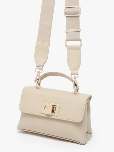 Cross Body Tas Saffiano David jones Beige saffiano CM7211H ander zicht 2