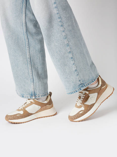 Sneakers Theo Michael kors Bruin women HFS2B293 ander zicht 1