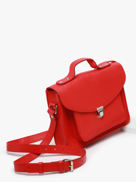 Cross Body Tas Mon Amour Leder Paul marius Rood mon amour GEORGAMO ander zicht 2