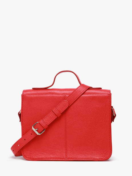 Cross Body Tas Mon Amour Leder Paul marius Rood mon amour GEORGAMO ander zicht 5