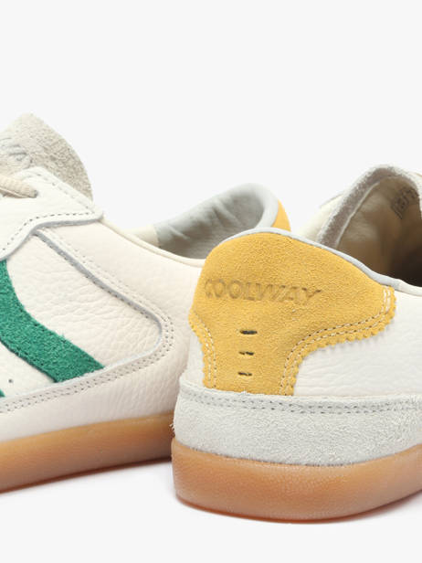 Sneakers Kizuna Uit Leder Coolway Wit men 8603607 ander zicht 3