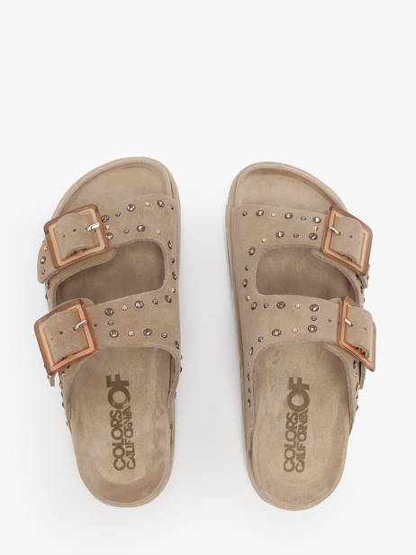 Slippers Fusbett Colors of california Beige women HCBIOW05 ander zicht 3