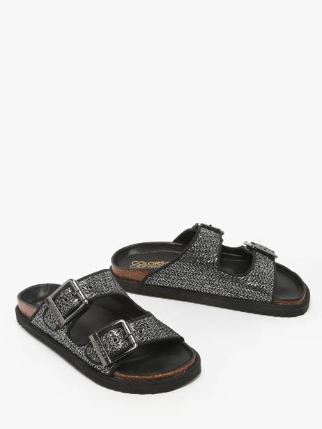 Slippers Fusbett Colors of california Zwart women HCBIOW07 ander zicht 1