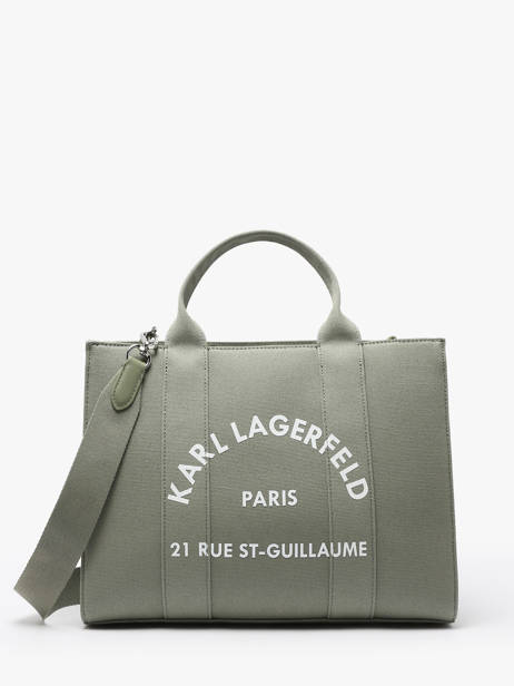 Handtas Rsg Katoen Karl lagerfeld Groen rsg A1W50010