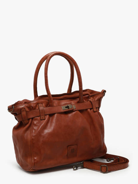 Schoudertas Heritage Leder Biba Bruin heritage BT26 ander zicht 2