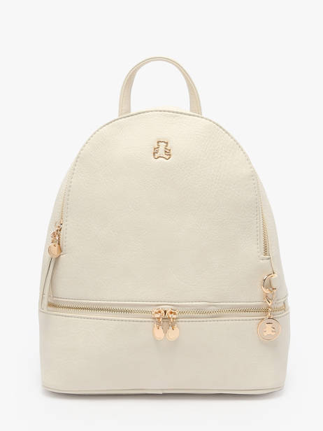 Rugzak Lulu castagnette Beige zip WILLO