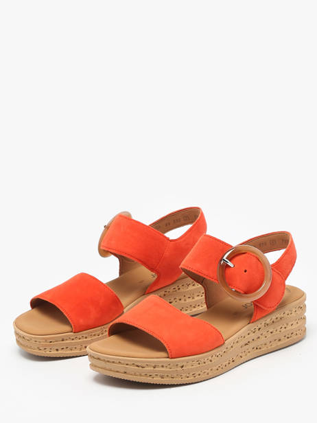 Sandalen Uit Leder Gabor Oranje women 13 ander zicht 1