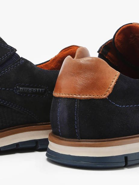 Sneakers Simone Uit Leder Bugatti Blauw men 3319711S ander zicht 3