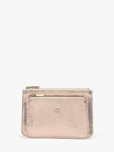 Portemonnee Leder Mila louise Roze vintage 23690RX