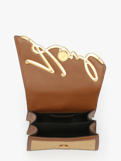 Cross Body Tas K Signature Raphia Karl lagerfeld Beige k signature A2W30009 ander zicht 3