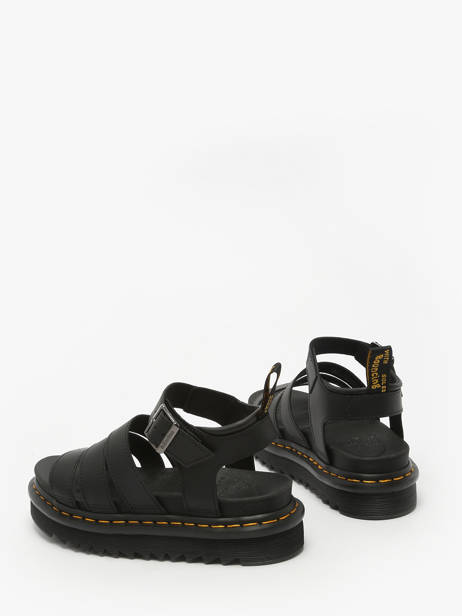 Sandalen Blaire Uit Leder Dr martens Zwart women 31520001 ander zicht 2