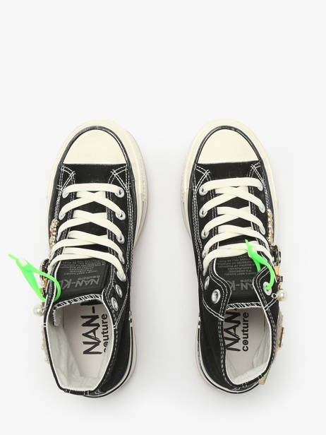Sneakers Nan-ku couture Zwart women 15A1 ander zicht 4