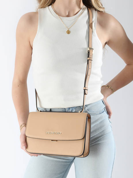 Cross Body Tas Flap Re Valentino Bruin flap re VBS8ZT09 ander zicht 1