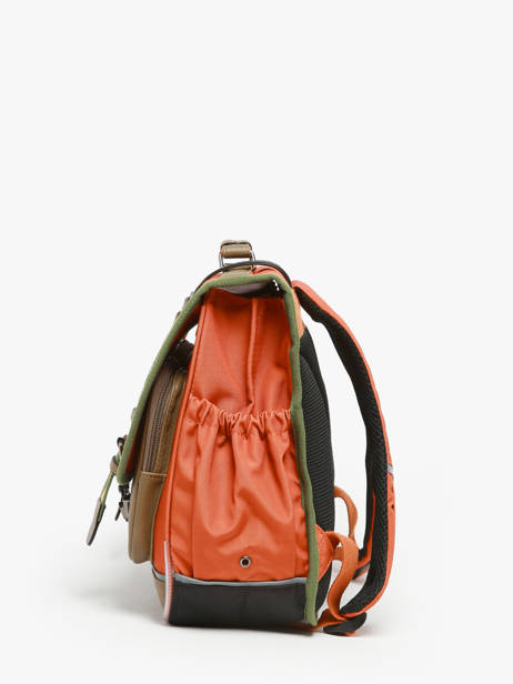 Boekentas 2 Compartimenten Cameleon Oranje vintage urban PBVBCA38 ander zicht 2