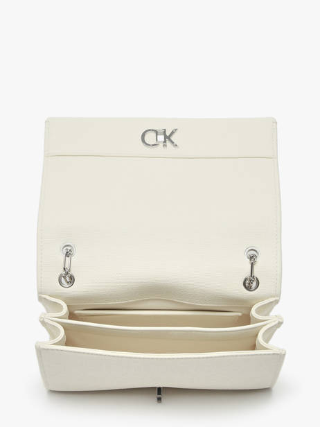 Cross Body Tas Ck Chain Calvin klein jeans Wit ck chain K613177 ander zicht 3