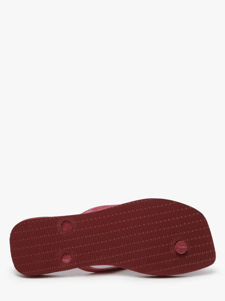 Teenslippers Sl Sq Lg Met Havaianas Rood women 4148257F ander zicht 4