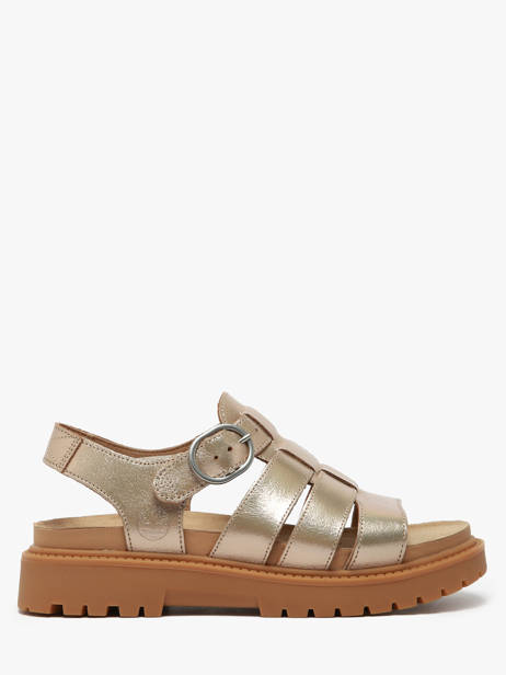 Sandalen Uit Leder Timberland Goud women 2Q1PN751