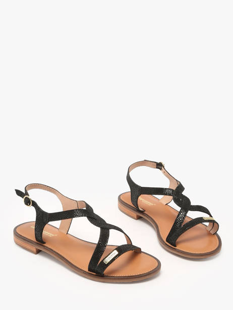 Open Sandalen Hastral Uit Leder Les tropeziennes Zwart women HASTRAL ander zicht 1