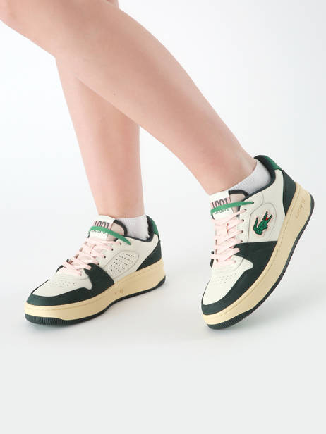 Sneakers L001 Set Uit Leder Lacoste Wit women 9SFA0088 ander zicht 1