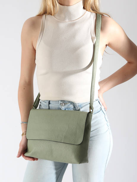Cross Body Tas Soft Miniprix Groen soft MD5234 ander zicht 1