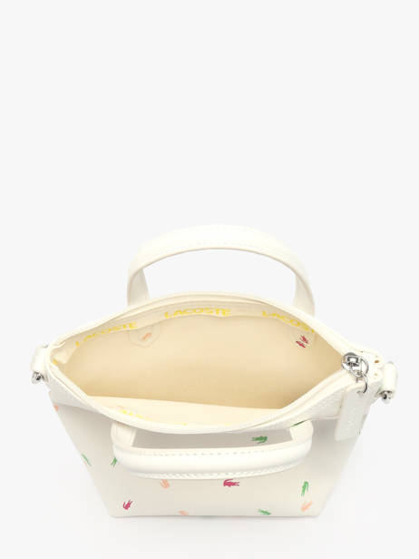 Cross Body Tas L12.12 Season Lacoste Wit l12.12 season NF4993SJ ander zicht 3