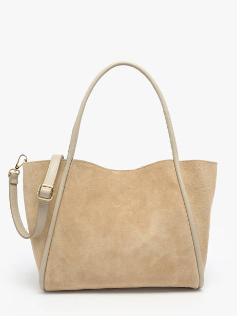 Cross Body Tas Velvet Caviar Leder Milano Beige velvet caviar VC24021