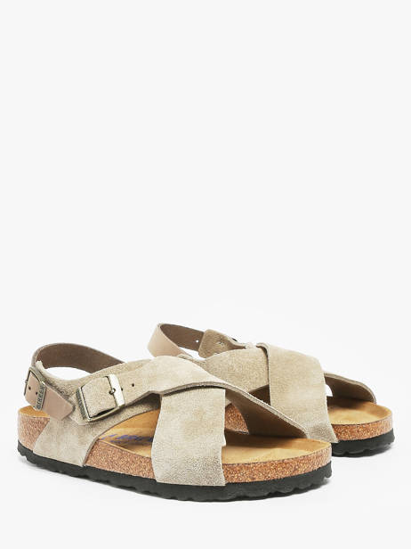 Sandalen Uit Leder Birkenstock Beige women 1029834 ander zicht 1
