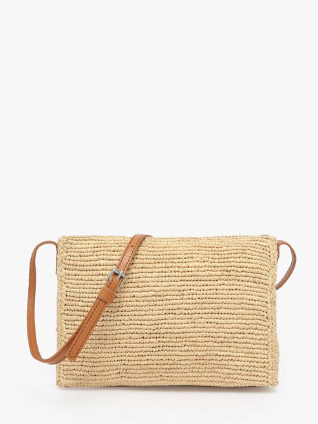 Cross Body Tas L'atelier Du Crochet Raphia Le voyage en panier Wit l'atelier du crochet AM810 ander zicht 4