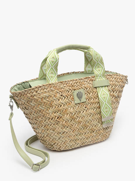 Handtas Estival Stro Le voyage en panier Groen estival PM848 ander zicht 2