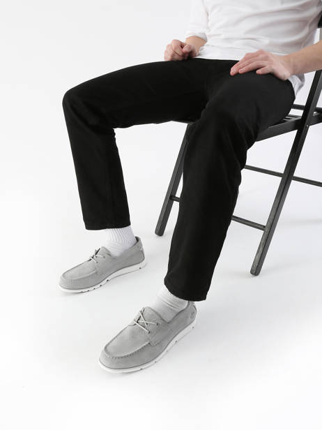 Mocassins Uit Leder Timberland Grijs men 42X7EWG1 ander zicht 1